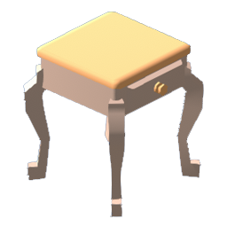 Wooden Side Table: Fancy