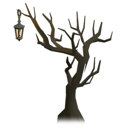 Lifeless Autumn Tree