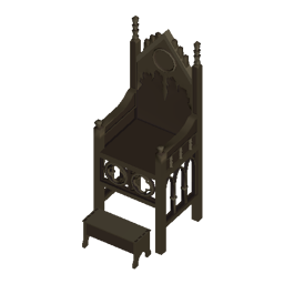 Small Wooden Throne