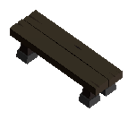 Ordinary Wooden Bench